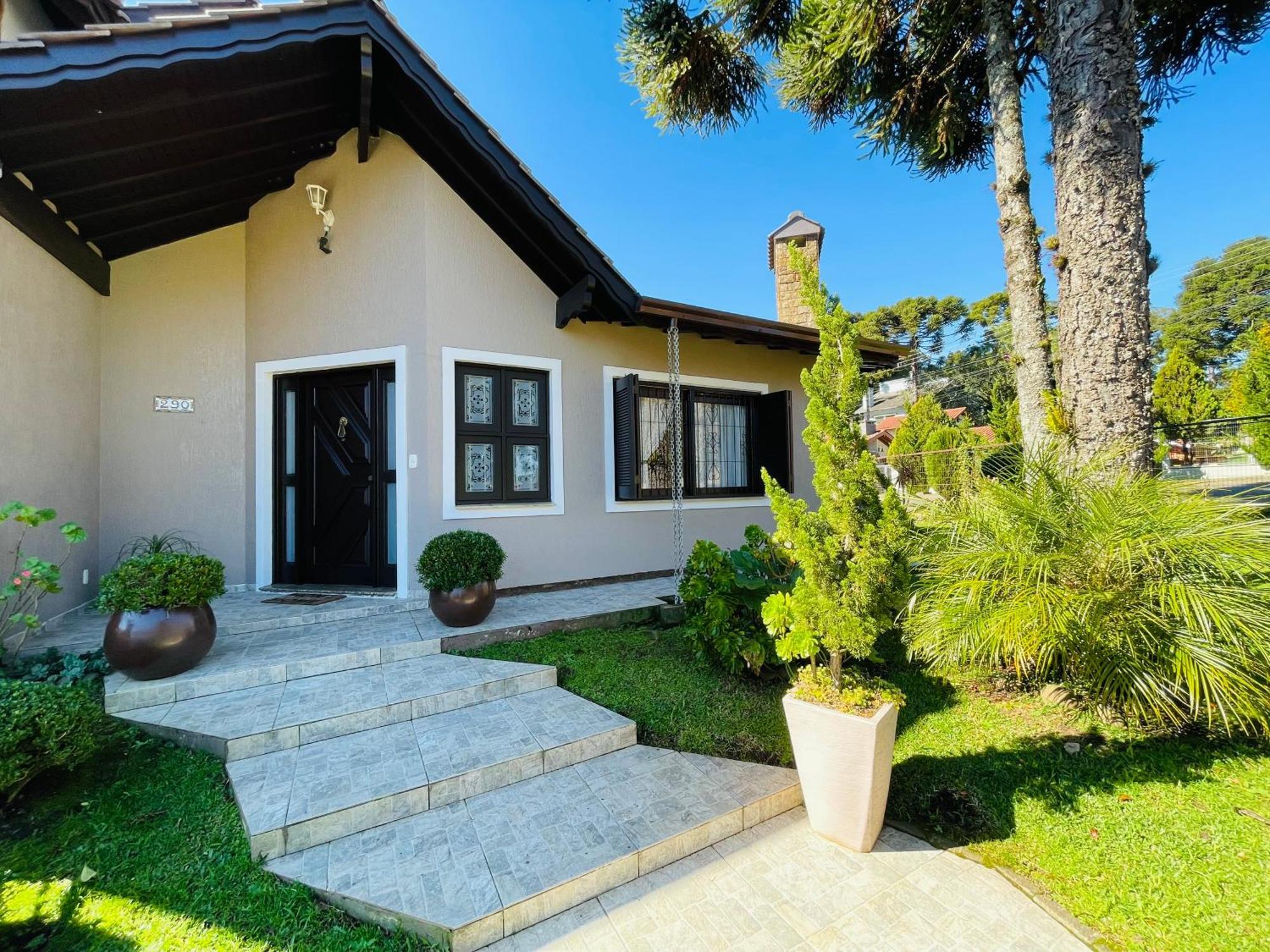 Residencial Pine House Hotel Canela Bagian luar foto